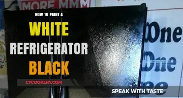 Transform Your Kitchen: Easy Steps to Paint a White Fridge Black