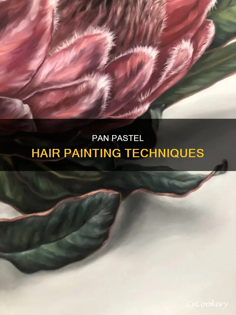 how to paint hair in pan pastels