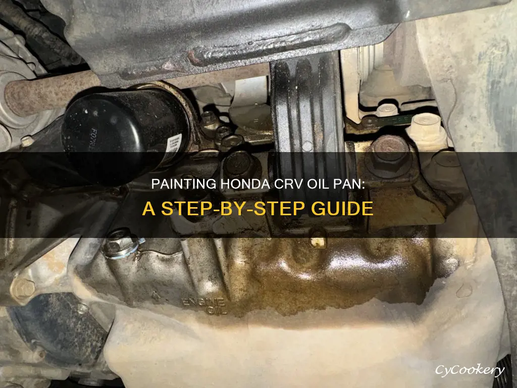 how to paint honda crv oil pan