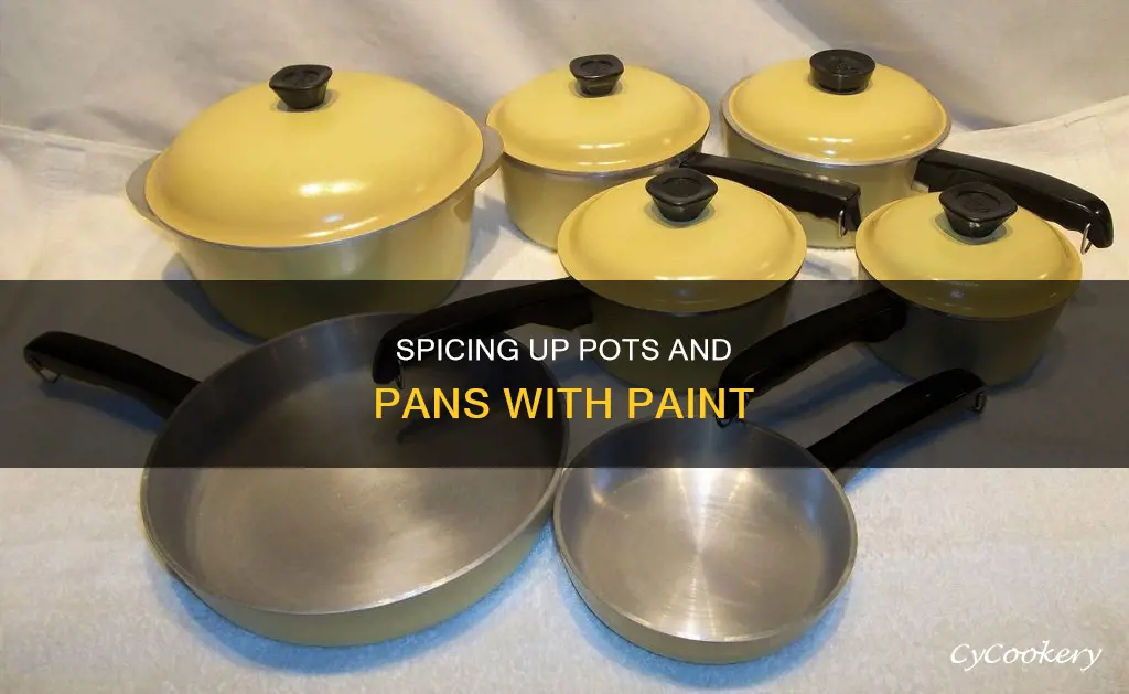 how to paint pots and pans