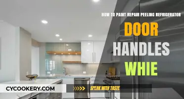 Revive Your Fridge: Easy Guide to Painting Peeling Door Handles White