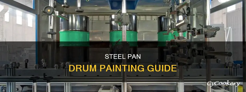 how to paint steel pan drum