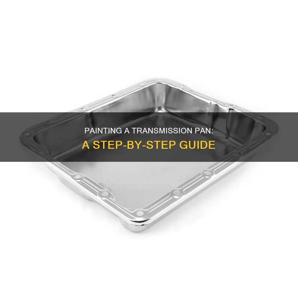 how to paint transmission pan