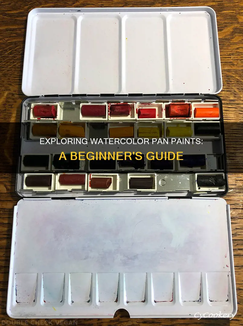 how to paint with watercolor pan paints
