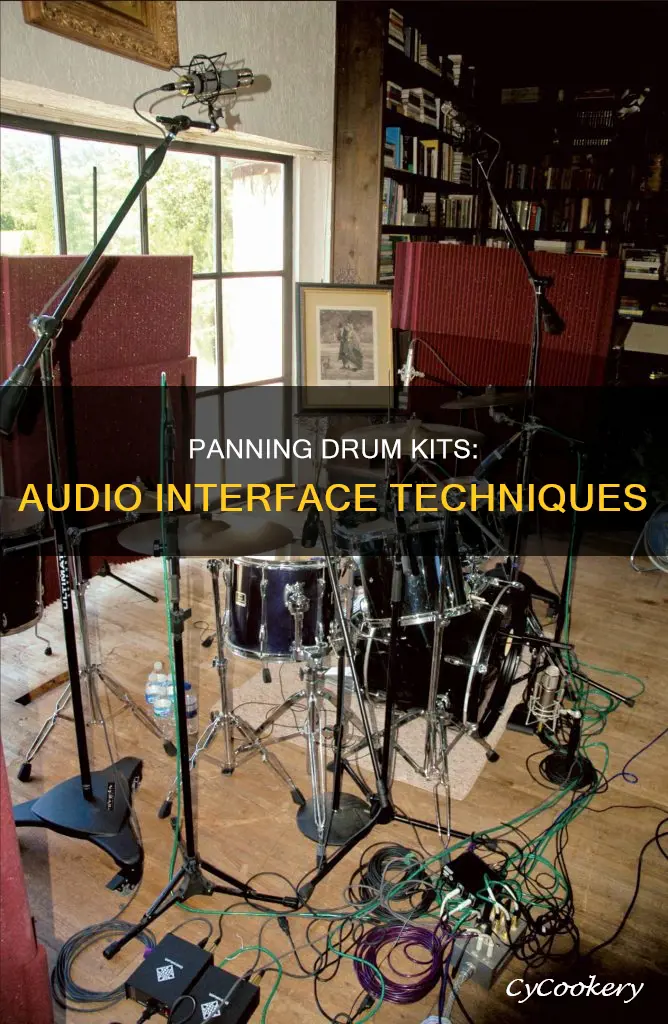 how to pan a drum kit with an audio interface
