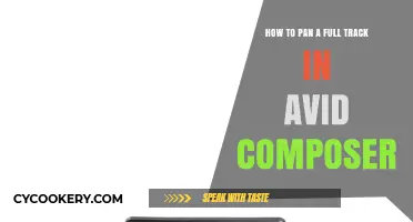 Panning a Full Track in Avid Composer: A Step-by-Step Guide