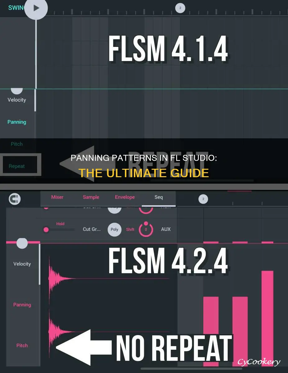how to pan a pattern in playlist fl studio