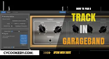 Panning Tracks in GarageBand: A Guide to Stereo Imaging