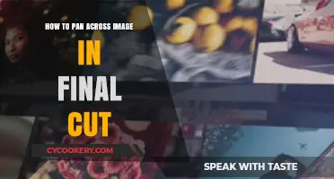 Panning Across Images: Final Cut's Easy Tricks