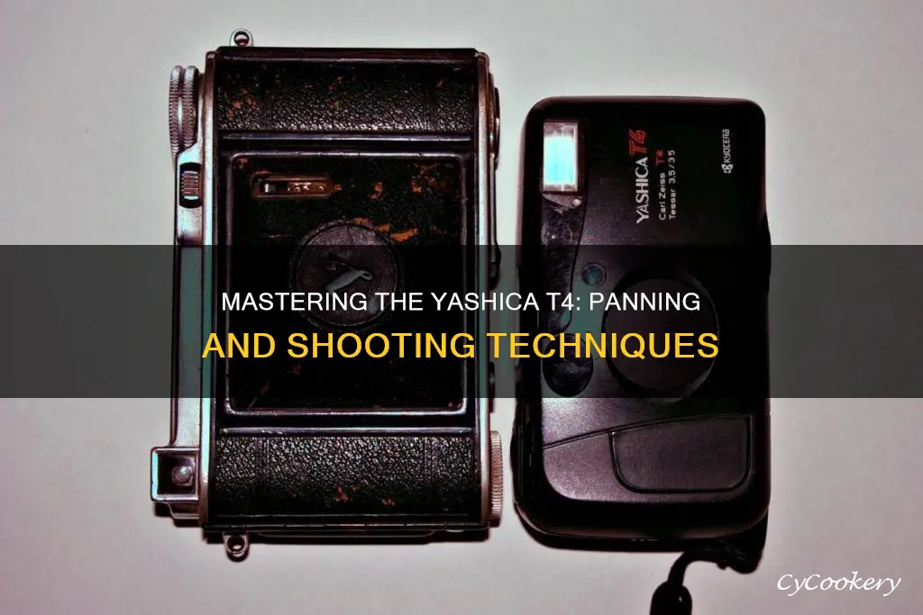how to pan and shoot with yashica t4