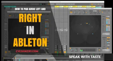 Panning Audio Left and Right in Ableton: A Quick Guide