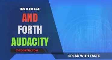Panning Techniques in Audacity: Back and Forth