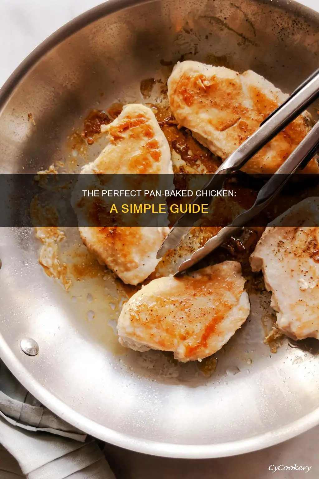 how to pan bake chicken