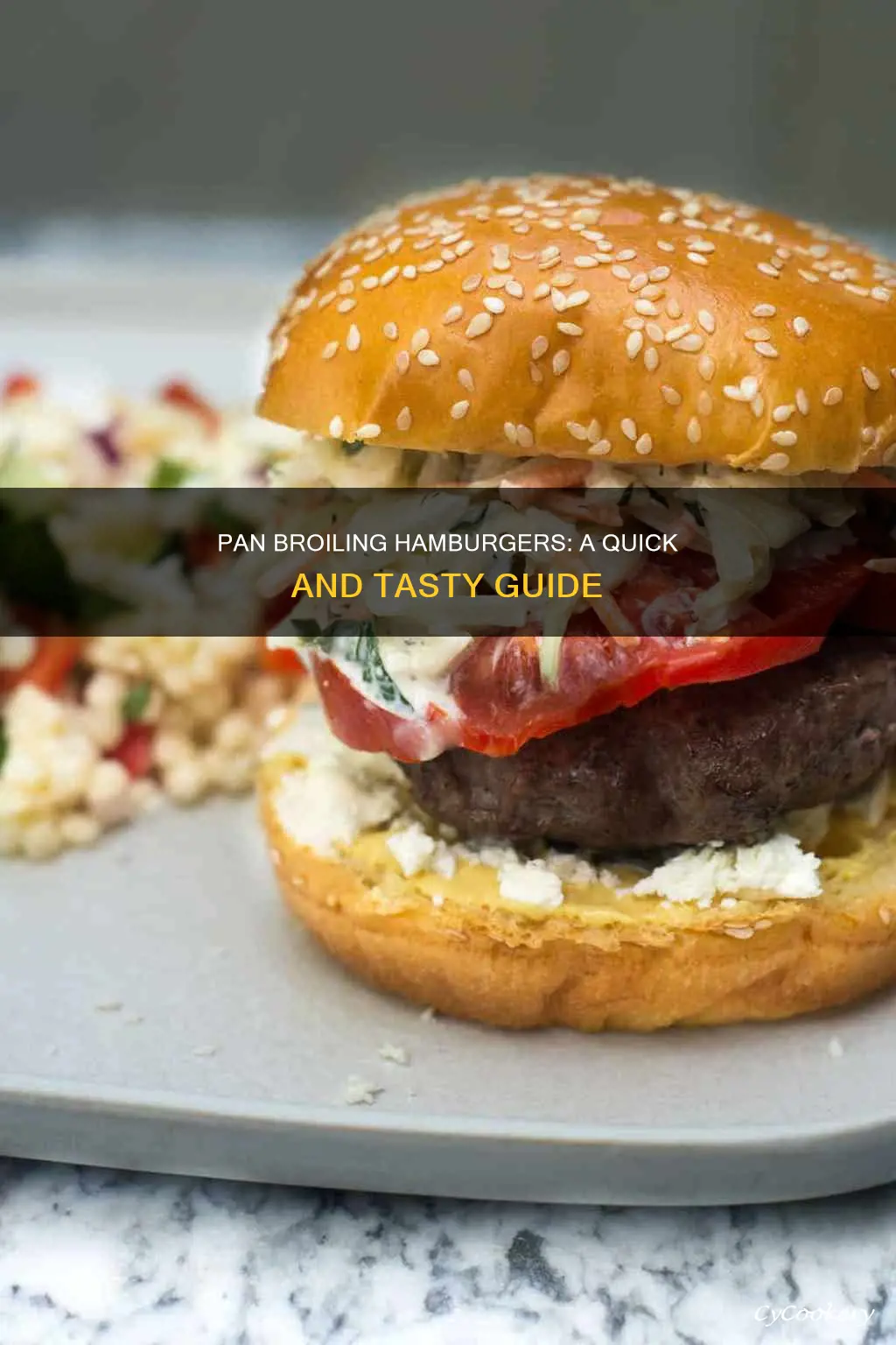 how to pan broil a hamburger