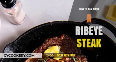 The Perfect Pan-Broiled Ribeye Steak: A Simple Guide