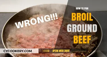 Pan Broiling Ground Beef: Tips and Tricks