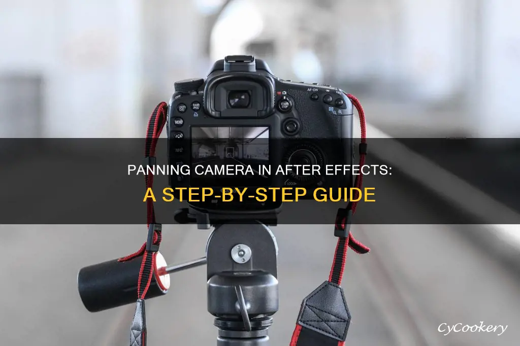 how to pan camera in after effects