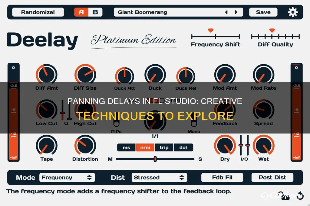 how to pan delay fl studio