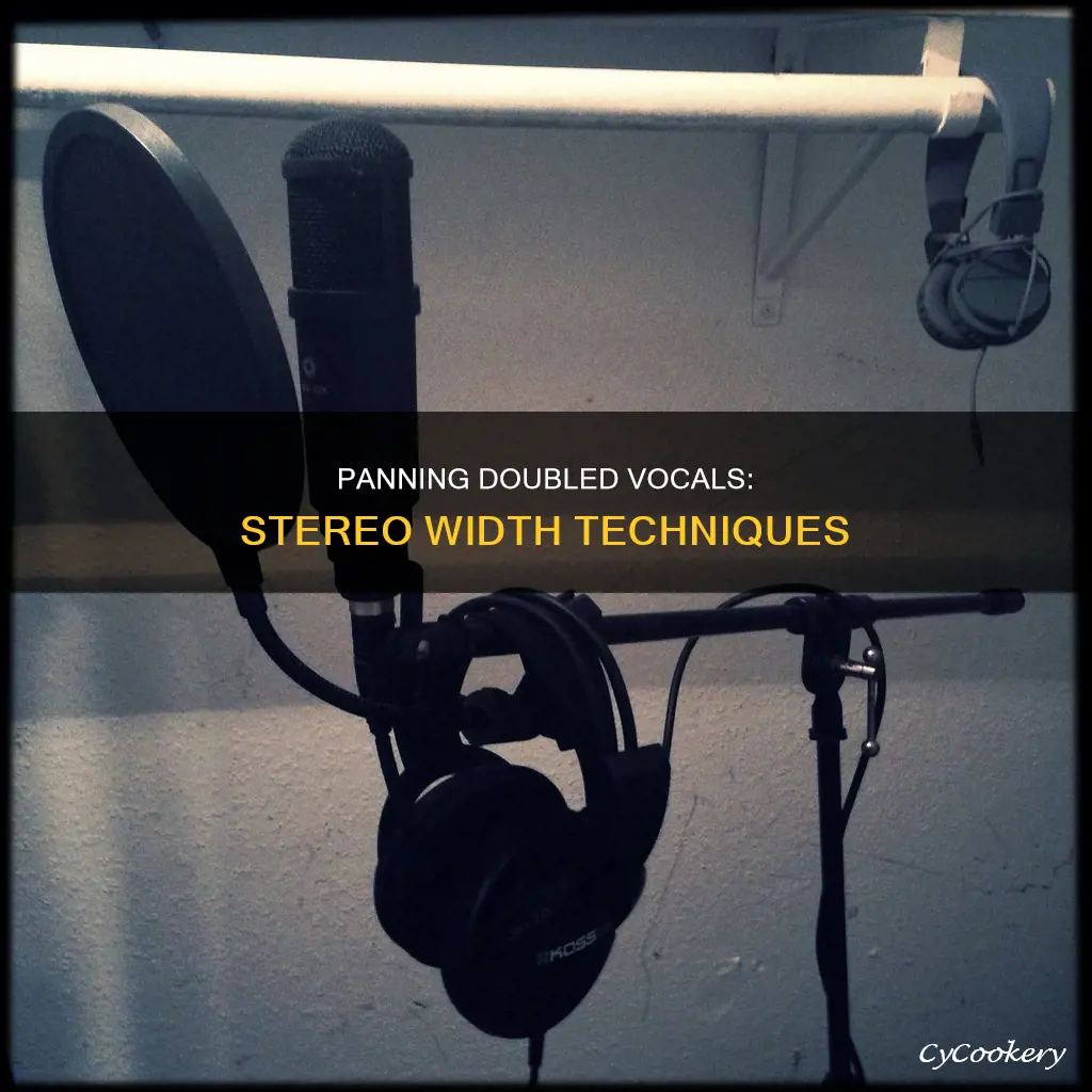 how to pan doubled vocals