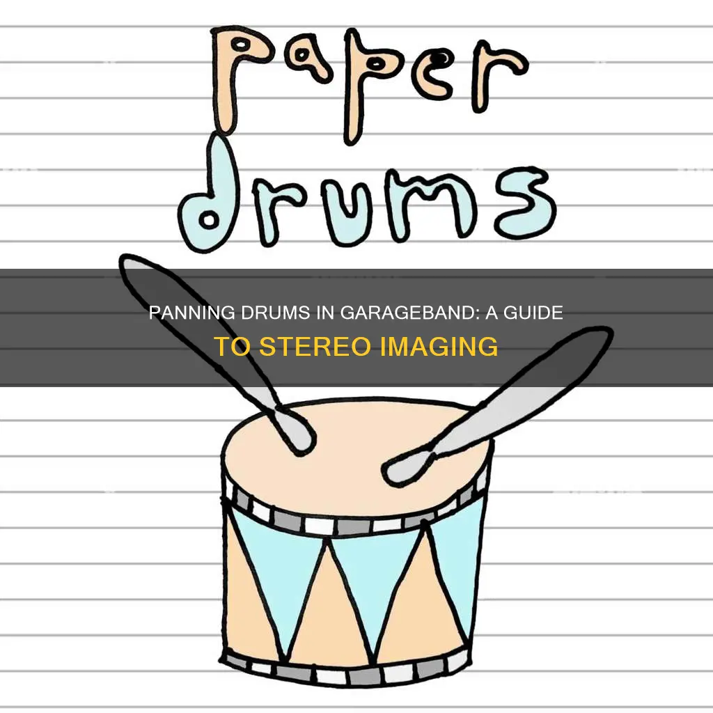 how to pan drums in garageband