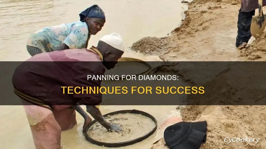 how to pan for diamonds