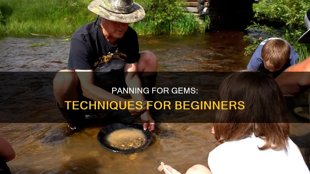 how to pan for gems