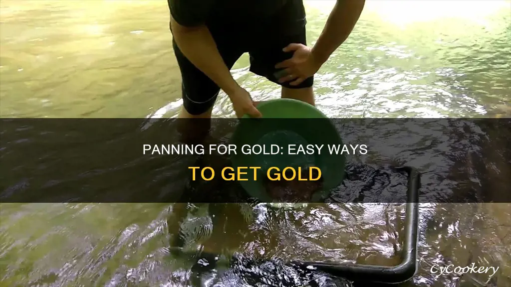 how to pan gold the easy way tob get gold