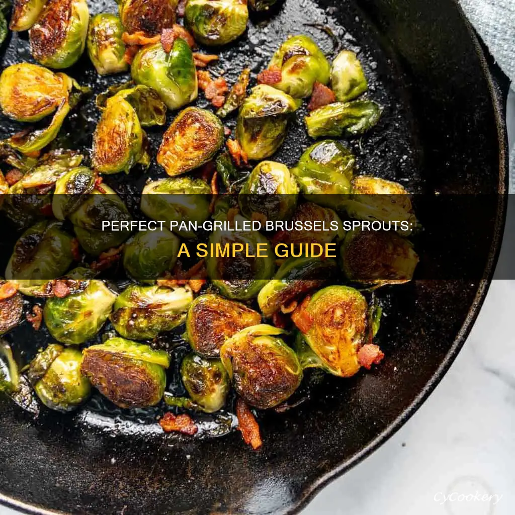 how to pan grill brussel sprouts