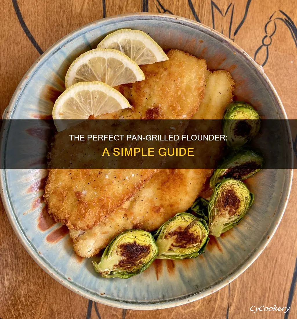 how to pan grill flounder