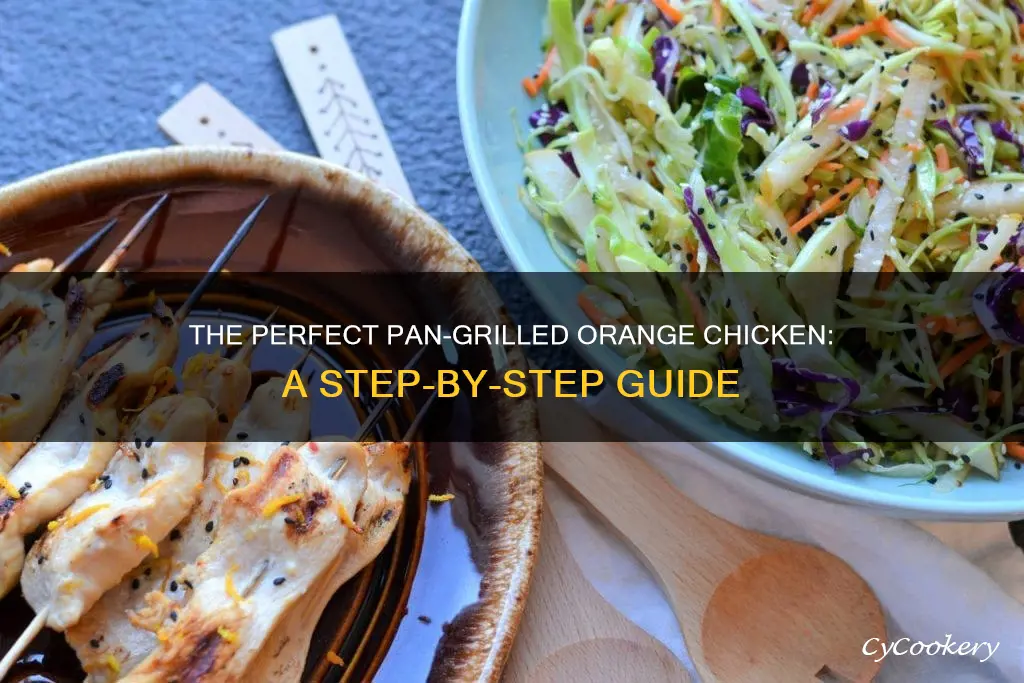 how to pan grill orange chicken