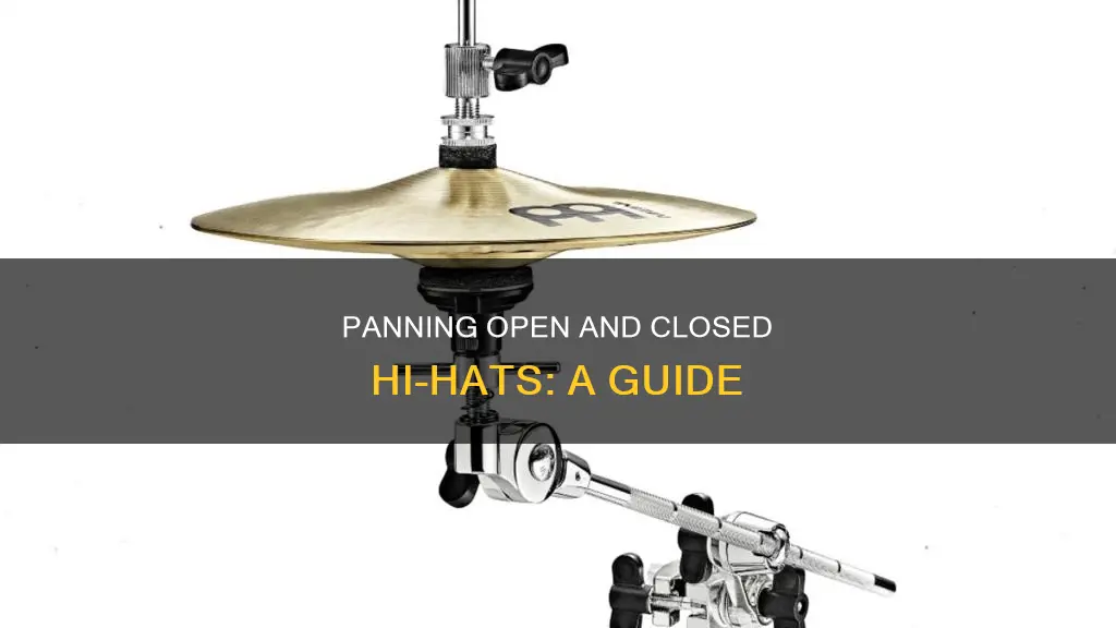 how to pan high hat open and closed