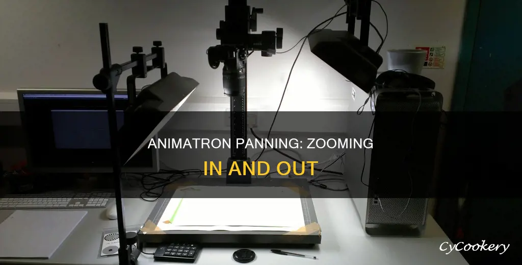 how to pan in and out in animatron