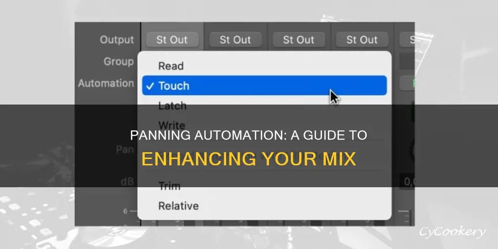 how to pan in automation e