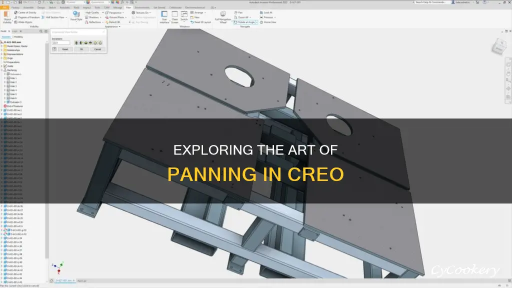how to pan in creo