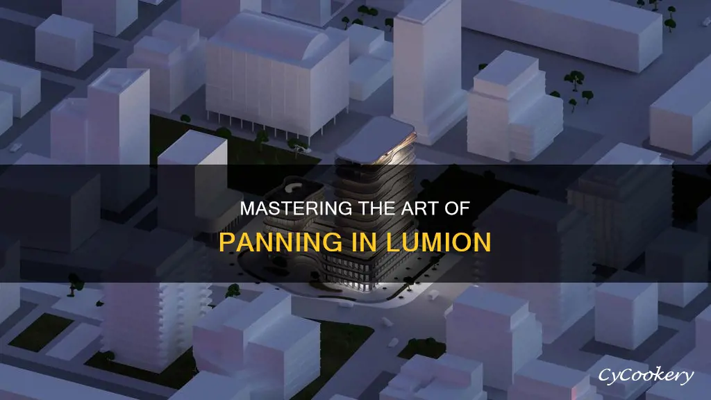 how to pan in lumion