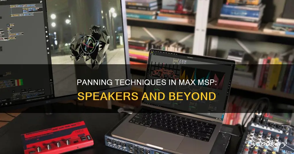 how to pan in max msp between speakers