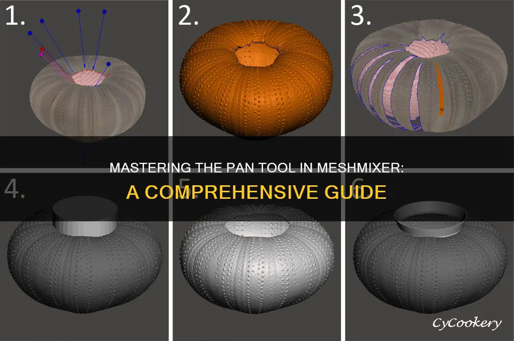 how to pan in meshmixer