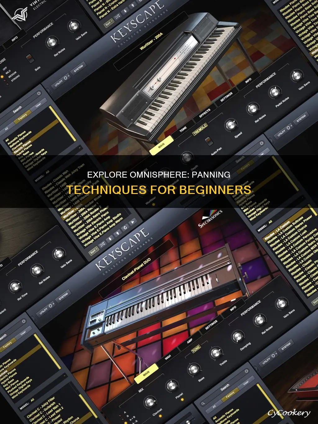 how to pan in omnisphere