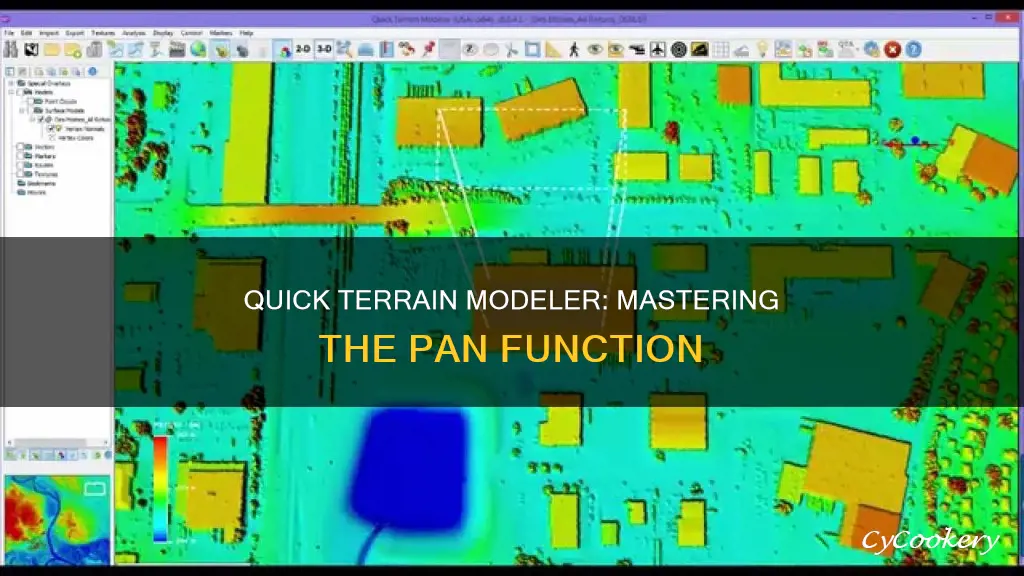 how to pan in quick terrain modeler getting started