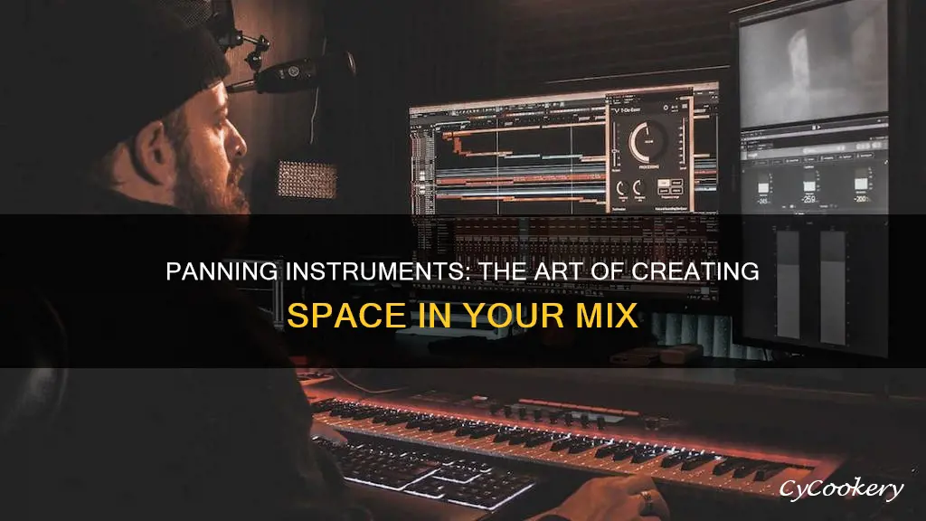 how to pan instruments in a mix