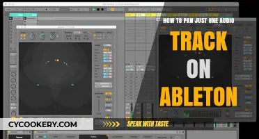 Panning Audio in Ableton: A Quick Guide to Track Panning