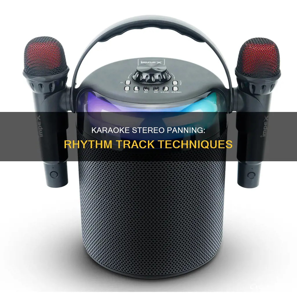 how to pan karaoke stereo rhythm track