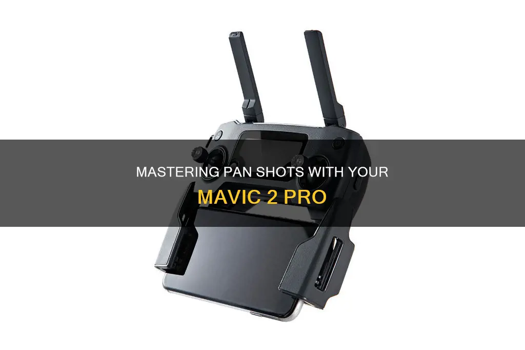 how to pan left and right on mavic 2 pro
