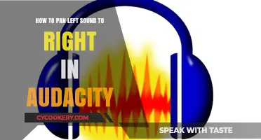 Panning Sounds in Audacity: Left to Right