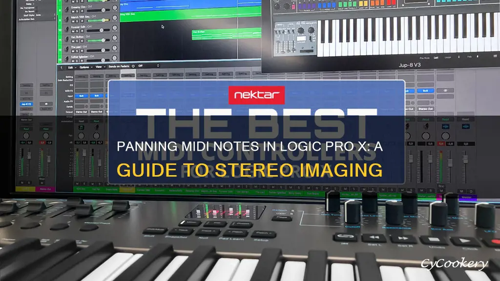 how to pan midi notes in logic pro x