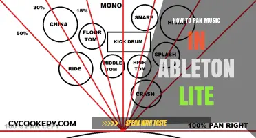 Panning Music in Ableton Lite: A Beginner's Guide