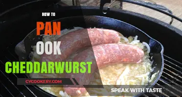 The Perfect Pan-Cooking Method for Cheddarwurst