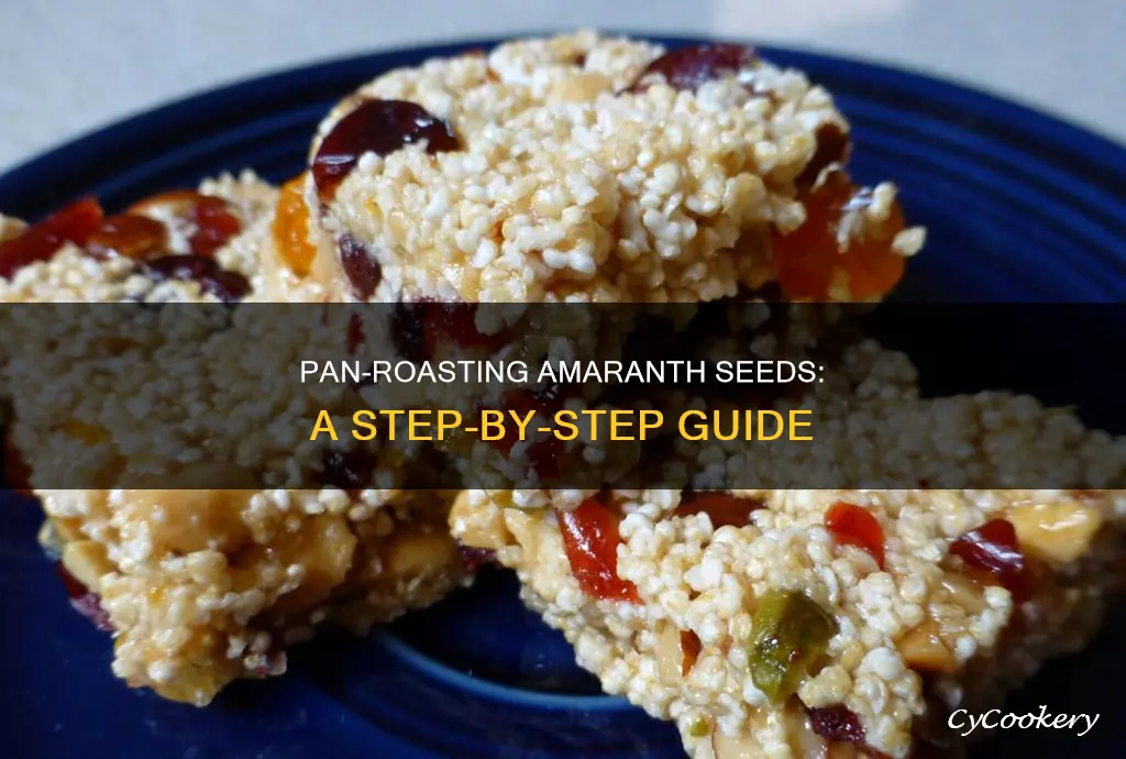 how to pan roast amaranth seeds