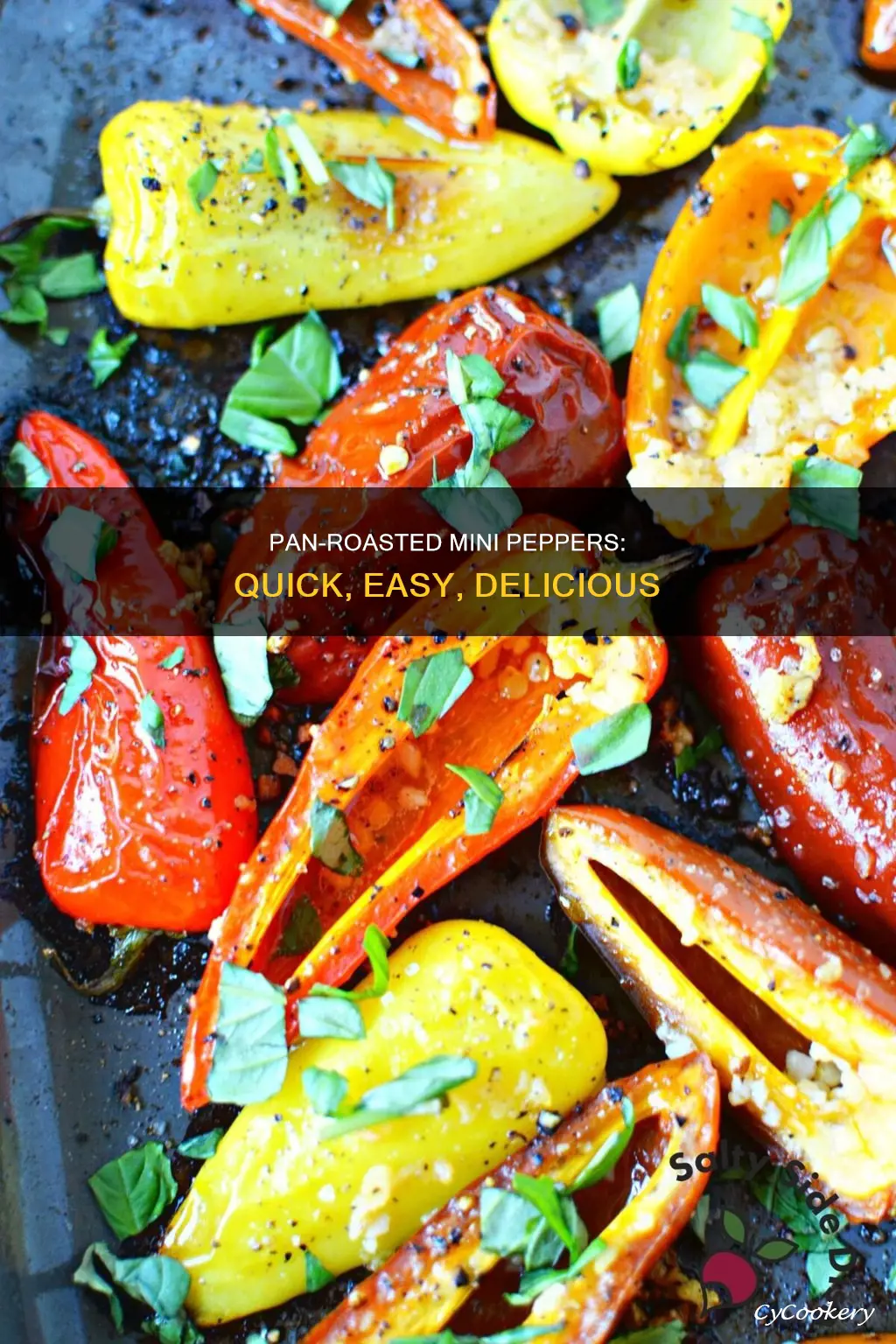 how to pan roast mini peppers