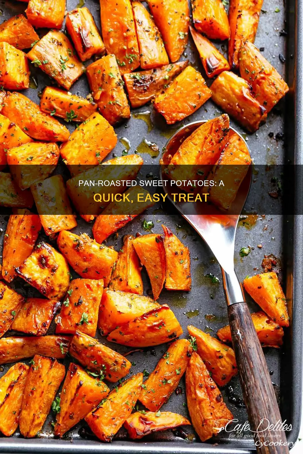 how to pan roast sweet potatoes